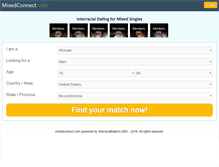 Tablet Screenshot of mixedconnect.com